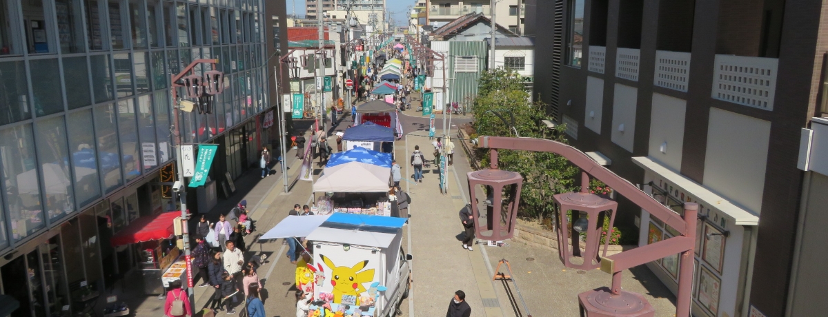 勝川駅前通商店街振興組合 勝川弘法市 猫とスイーツ